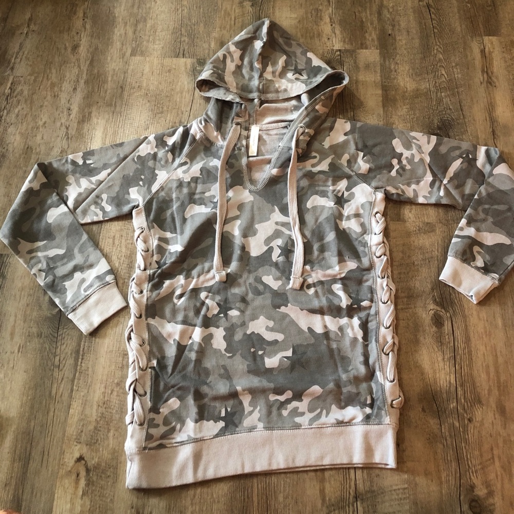 Brand new camo hoodie